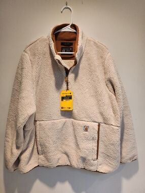 Women's Carhartt Fleece Quarter Zip Pullover XL